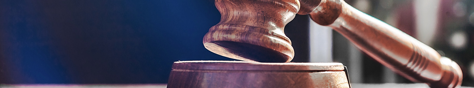 Wooden gavel used by an auctioneer